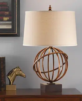 Stolní lampy FEISS Textilní stolní lampa Spencer, top design