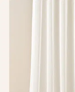 Záclony Krémový závěs Sensia s průchodkami 140 x 250 cm