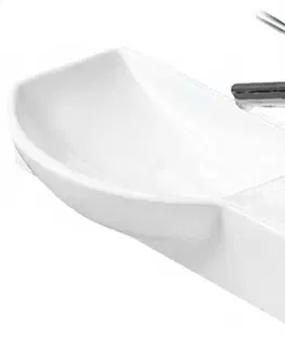 Umyvadla Koupelnové umyvadlo levé MEXEN HUGO 50 x 23 cm bílé
