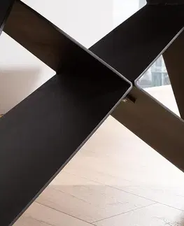 Jídelní stoly LuxD Jídelní stůl rozkládací Brock láva 180-260 cm