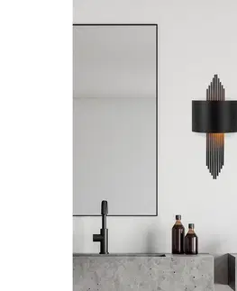 Svítidla Sofahouse 28852 Designová nástěnná lampa Daishiro černá
