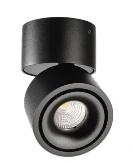 LED bodová svítidla Light Impressions Deko-Light stropní přisazené svítidlo, Uni II Mini, Tilt, 11,3 W, DIM, 2700 K, 220-240V 645 lm 75 mm černá 348234
