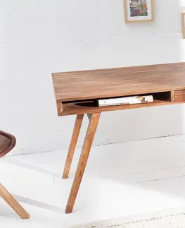 Stylové a luxusní pracovní a psací stoly Estila Designový psací stůl Retro 120 cm