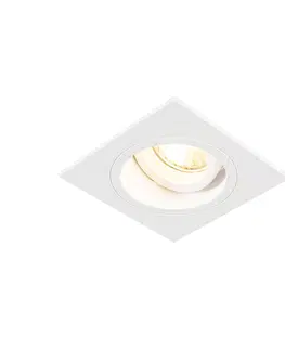 Podhledove svetlo Chytrý zapuštěný bodový bílý čtverec včetně WiFi GU10 - sklíčidlo
