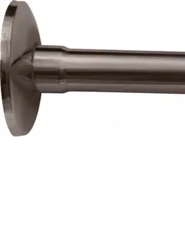 Sprchy a sprchové panely SLEZAK-RAV Držák boční pro hlavovou sprchu 40 cm metal grey kartáčovaná, Barva: METAL GREY kartáčovaná , Povrchová úprava: PVD MD0150MGK