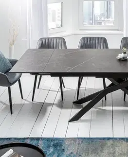 Jídelní stoly LuxD Roztahovací keramický stůl Natasha 180-220-260 cm grafit
