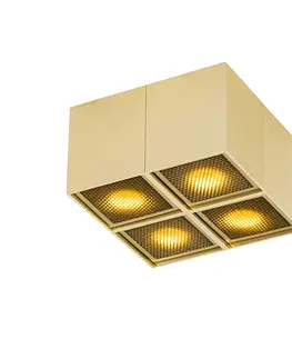 Bodova svetla Designová bodová zlatá 4-světlá - Qubo Honey