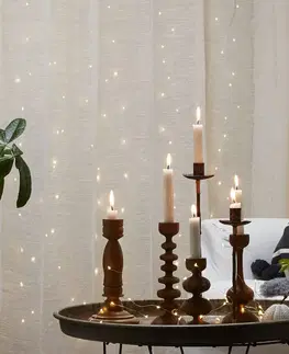 Vánoční světelné závěsy STAR TRADING Dew Drops LED světelný závěs, výška 100 cm