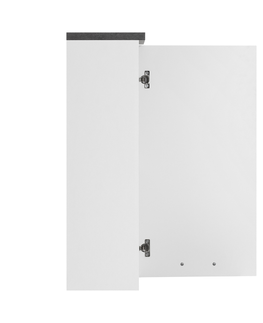 Koupelnový nábytek Závěsná skříňka ELZA 1D, bílá/beton