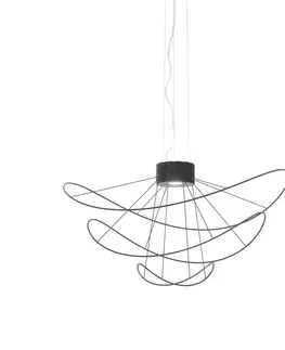 Závěsná světla Axo Light Axolight Hoops 3 LED závěsné světlo, černá