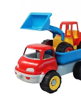 Hračky ANDRONI - Auto nákladní s bagrem 36cm