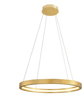 LED lustry a závěsná svítidla HUDSON VALLEY závěsné svítidlo JASMINE kov zlatá LED 82W 2700K stmívatelné 284-42C-CE