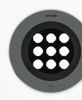 LED podhledová svítidla Artemide Ego Flat 220 downlight kruh 5d 3000K Inox IK10 T42015NSPW00