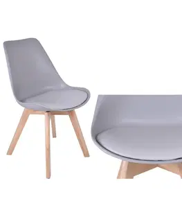 Židle TZB Jídelní židle  Nantes - šedá