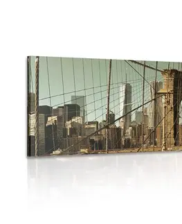 Obrazy města Obraz most Manhattan v New Yorku