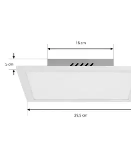 LED panely Lindby Lindby LED panel laminát, bílý, 29,5 x 29,5 cm