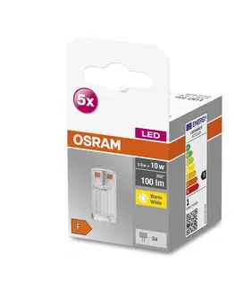 LED žárovky OSRAM OSRAM Base PIN LED kolík žárovka G4 0,9W 100lm 5ks