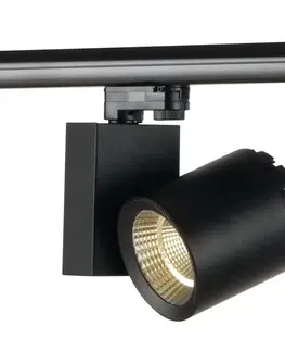 Svítidla pro 3fázový kolejnicový systém Eco-Light LED lištový reflektor Train 40 W 3 000 K černý