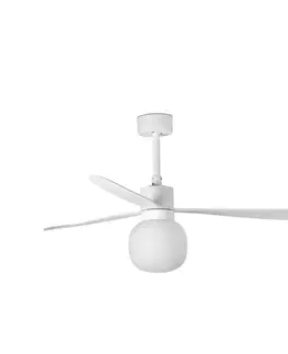 Ventilátory FARO AMELIA L BALL LED stropní ventilátor, bílá SMART