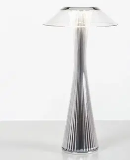 Stolní lampy na noční stolek Kartell Kartell Space - LED designová stolní lampa, chrom