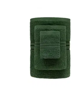 Ručníky Faro Bavlněný ručník Rondo 70x140 cm zelený