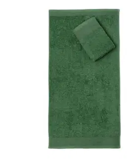 Ručníky Faro Bavlněný ručník Aqua 50x100 cm lahvově zelený