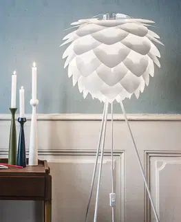 Stojací lampy UMAGE UMAGE Silvia medium stojací lampa Tripod bílá