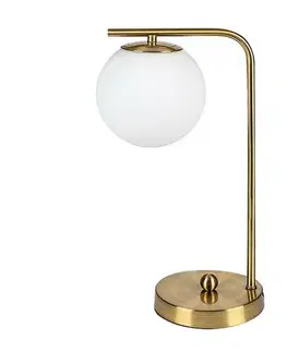Lampičky Rabalux 74203 stolní LED lampa Kiara, zlatá