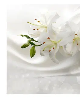 Tapety Samolepící tapeta lilie v romantickém provedení - Romantic Glow
