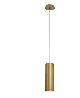 Moderní závěsná svítidla SLV BIG WHITE ENOLA, závěsné svítidlo, TC-(D,H,T,Q)SE, kulaté, zlaté, max. 60 W, vč. zlaté rozety 149387