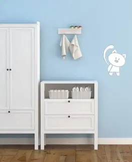 Dětské dekorační zrcadla Dětské dekorační zrcadlo ve tvaru kočky