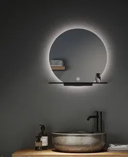 Zrcadla s osvětlením Paulmann Paulmann Miro LED nástěnné zrcadlo CCT Ø50cm podsvícení