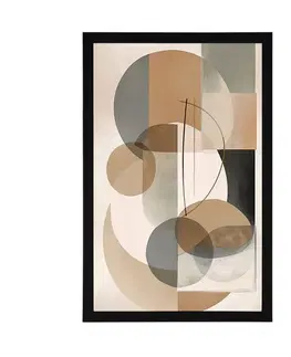 Abstraktní tvary Plakát abstraktní tvary No9