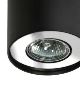Moderní bodová svítidla Azzardo NEOS stropní bodové svítidlo 1x GU10 50W bez zdroje  IP20, černá/chrom