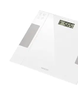 Osobní váhy Sencor Sencor - Chytrá osobní fitness váha 1xCR2032 bílá 