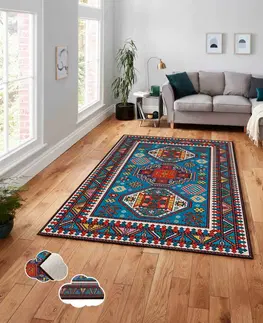 Koberce a koberečky Conceptum Hypnose Koberec Ariana 100x180 cm červený/modrý