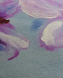 Obrazy květů Obraz romantické fialové květy