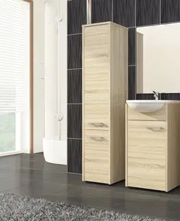 Koupelnový nábytek Ak furniture Koupelnová skříňka Fin I 30 cm dub sonoma