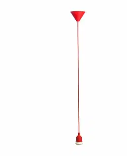 Moderní závěsná svítidla RED - DESIGN RENDL RENDL LISA závěsná sada červená 230V E27 42W R10622