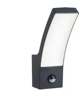 Svítidla Rabalux Rabalux 7505-LED Venkovní nástěnné svítidlo se senzorem PALANGA 12W/230V IP44 