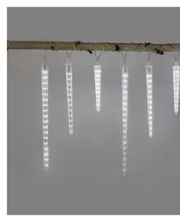 Vánoční řetězy a lamety EMOS LED vánoční girlanda Ices 2 m studená bílá