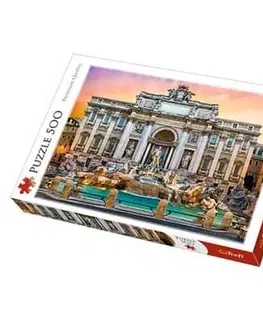 Hračky puzzle TREFL - Puzzle Fontana Di Trevi Řím 500