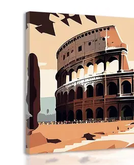Obrazy Paříž Obraz koloseum v Římě
