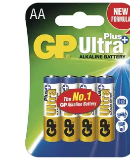 Jednorázové baterie GP Batteries GP Alkalická baterie GP Ultra Plus LR6 (AA), blistr 1017214000