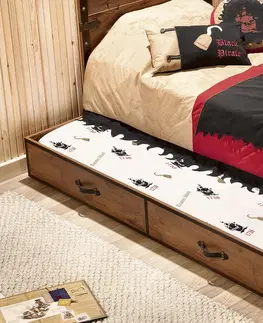Dětské postele Dětská postel se zásuvkou PIRATE