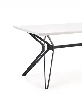 Jídelní stoly HALMAR Jídelní stůl Chess bílo-černý