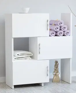 Koupelnový nábytek Hanah Home Koupelnová skříňka ANNA 65 cm bílá