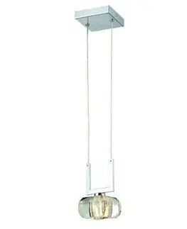 Moderní závěsná svítidla AZzardo RUBIC závěsné svítidlo 1x G9 40W bez zdroje IP20, chrom/křišťál