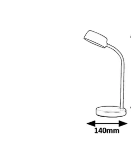 LED stolní lampy Rabalux stolní lampa Berry LED 4,5W 6780