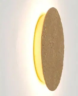 Nástěnná svítidla Holländer Meteor LED nástěnné světlo, Ø 19 cm, zlaté